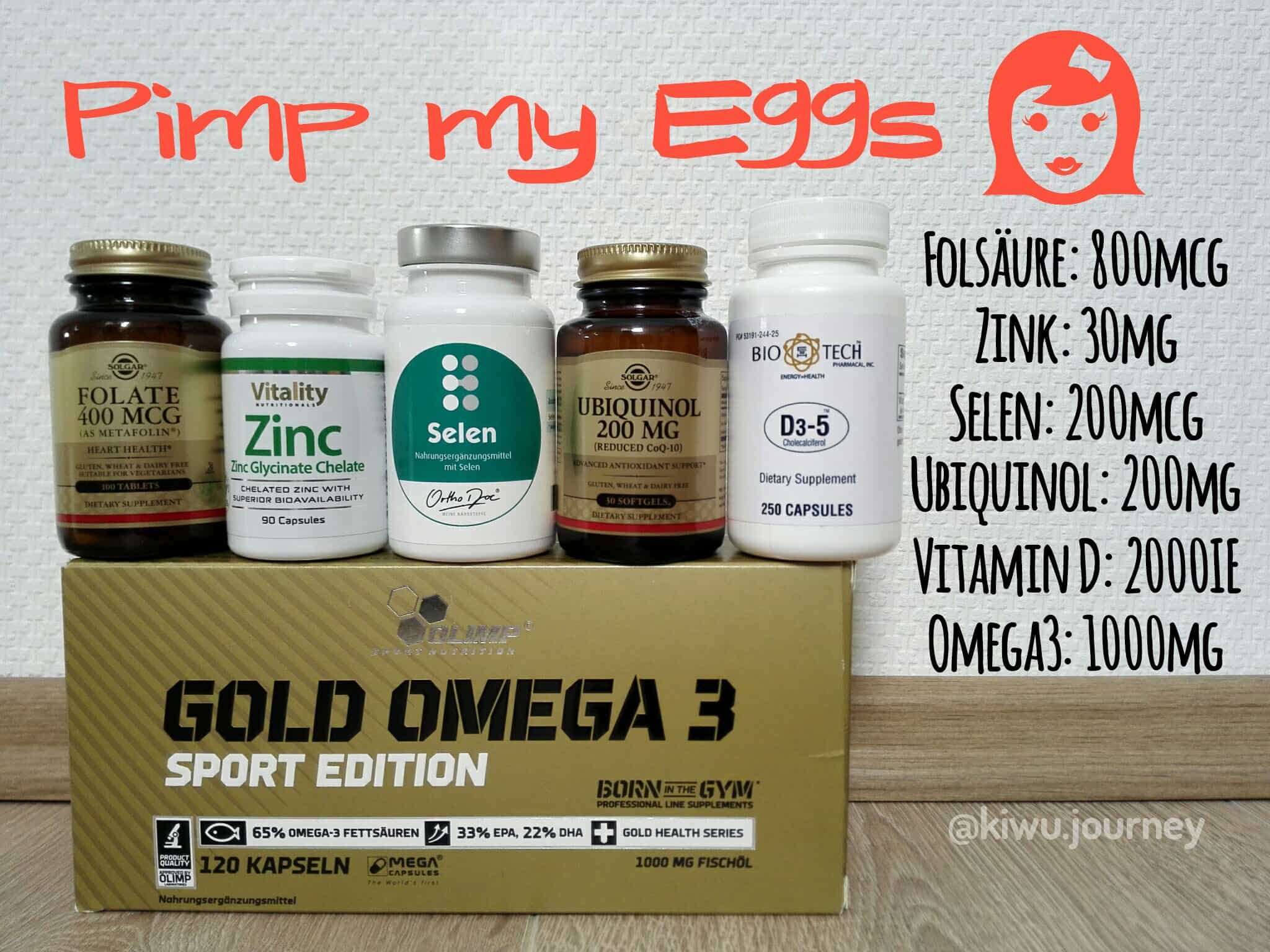 Qualität Eizellen und Quantität Eizellen verbessern